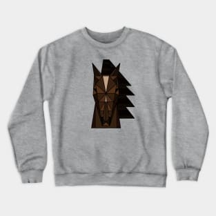 Horse Abstract Crewneck Sweatshirt